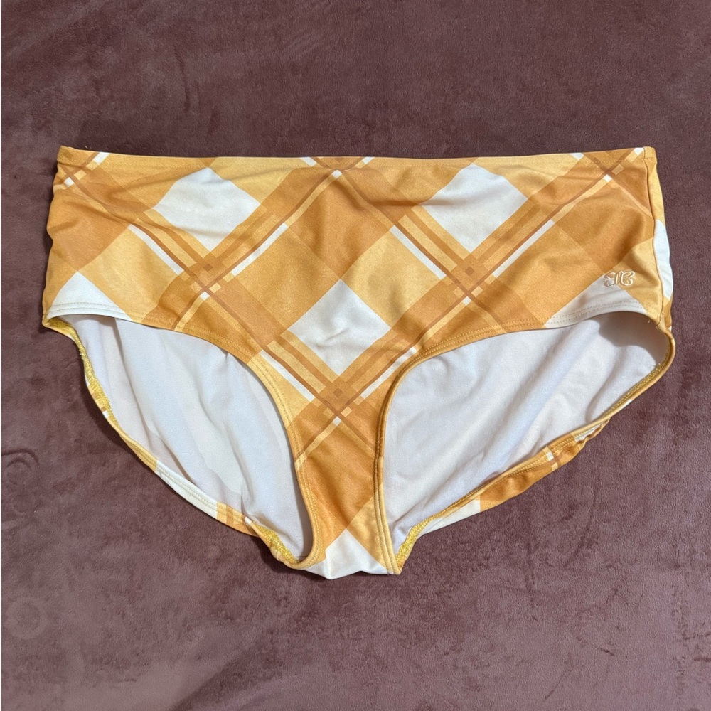 Albion Cream and Yellow Swimwear